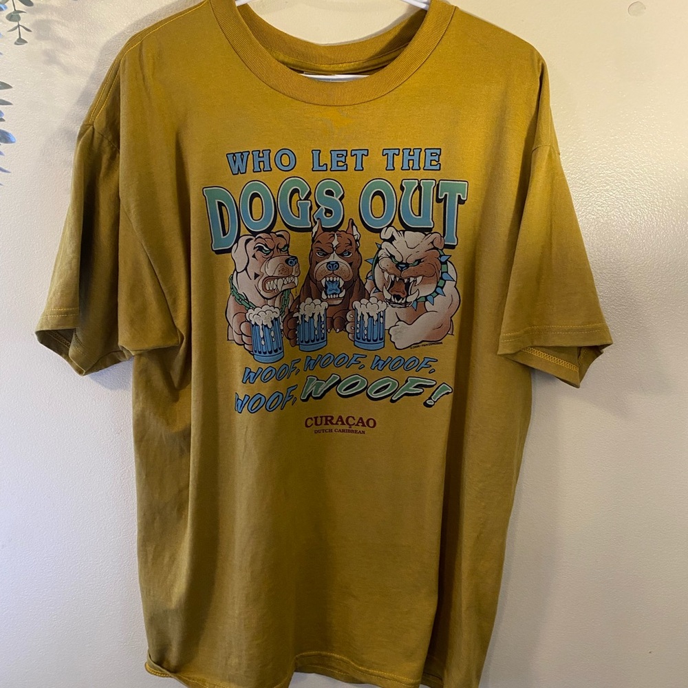 Vintage Who Let the Dogs Out Tshirt